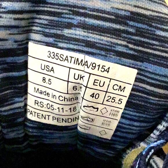 Vionic Satima Navy Light Blue Lace Up Athletic Performance Athleisure Sneakers - Picture 16 of 16